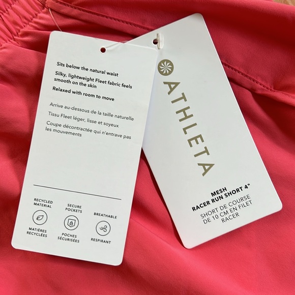 Athleta Mesh Run Racer Short 4” sz XL NWT - Picture 7 of 9